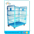 2015 hot sale warehouse foldable metal logistics four sides table trolley